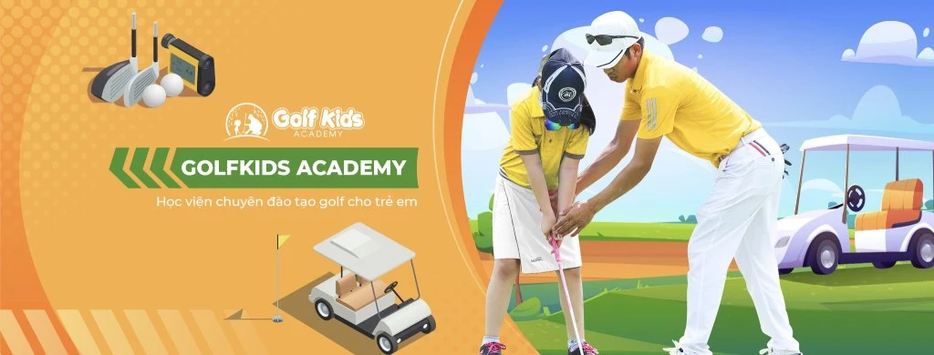 Học viện Golf Kids Việt Nam chuyên đào tạo golf cho trẻ em.